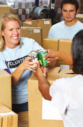 Businesses can encourage employees to serve as volunteers for causes that help assist vulnerable populations and seek out and provide their employees with information about nonprofit and community