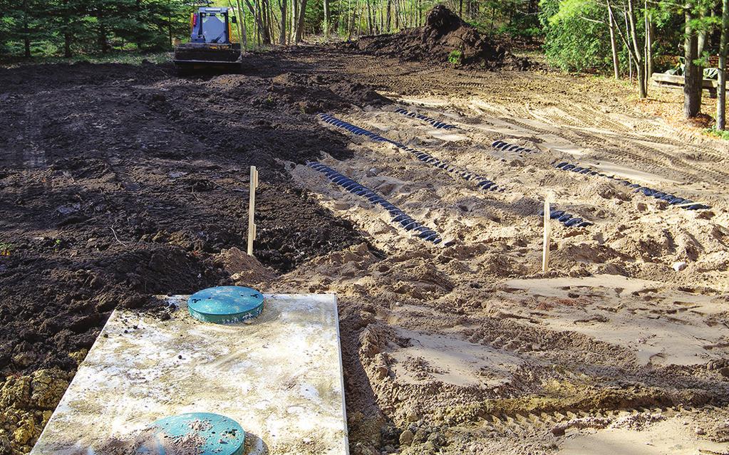 The drainfield is the most complicated and expensive part of the septic system to repair or replace it is a substantial investment.