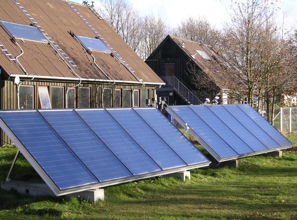 Flat plate solar collectors from Arcon-Sunmark A/S Collectors with foil