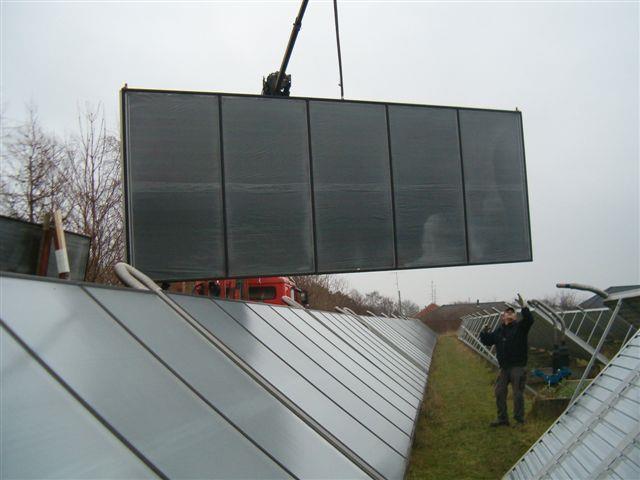 solar collectors estimated Conclusions: Reduced thermal performance after about 15 years of operation mainly due to wrong installation of the