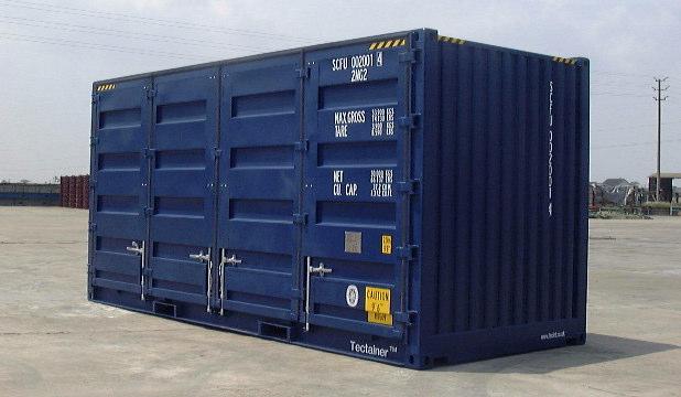 capital cost by 1/2 Left: All Alloy Dry Cargo Containers