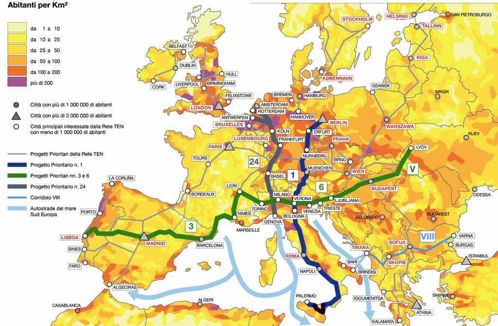 Actions for increasing rail-sea traffic In order to better exploit the position and features of Italy, which is a natural platform in the middle of the Mediterranean Sea, it is necessary: 1.
