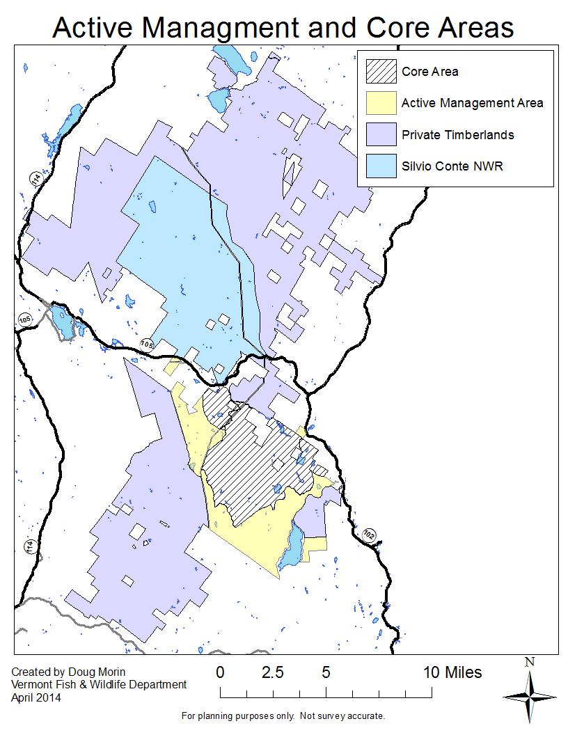 Figure 17: West Mountain WMA Core Area