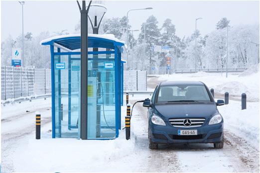 public filling stations: 17 In Jyväskylä biogas