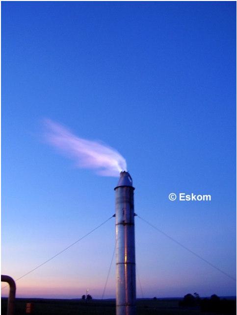 Eskom flarestack 20 Jan 2007 Commissioned a 3-5000 Nm 3 /h pilot plant - 20 Jan 2007 First electricity generated from UCG gas at