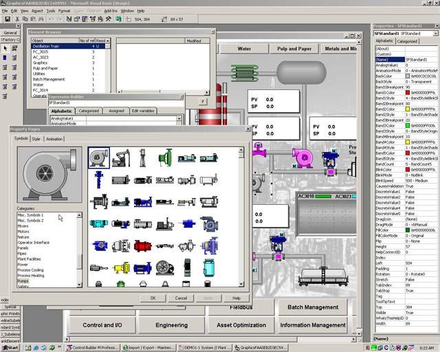 Industrial IT System 800xA Process Visualization Graphic Displays 800xA Process Portal s graphical interface is based on ActiveX technology, enabling the system to provide real-time dynamic status