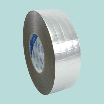 Reinforced aluminium glass foil tapes Aluminum foil, glass cloth backing combined with a pressure sensitive silicone adhesive.