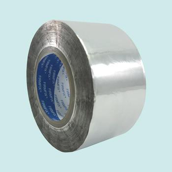 Reinforced aluminium foil tapes Reinforced aluminium foil coated with acrylic pressure sensitive adhesive that is tough and durable. It is non-tearable and has high tensile strength.