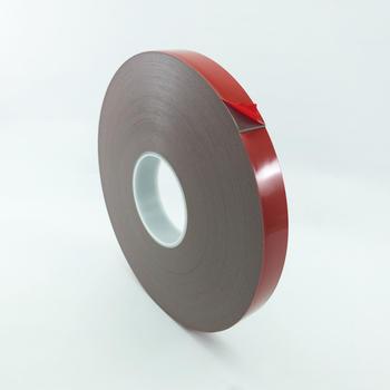 Acrylic foam tapes - clear / grey Clear acrylic foam with pressure sensitive adhesive coated  A high performance,
