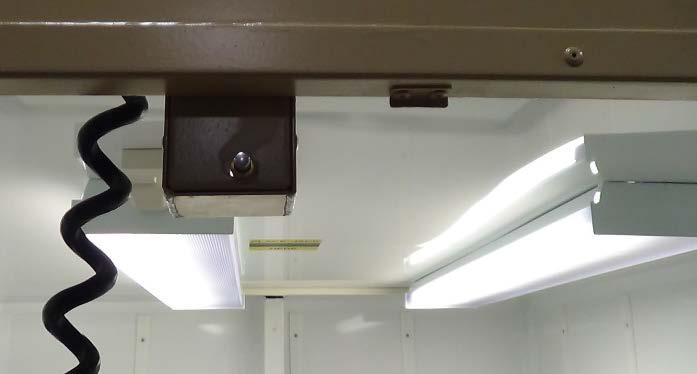 HVAC (8,000 BTU) unit. Lighting System CAUTION The HVAC unit must be extended in the out position before operating.