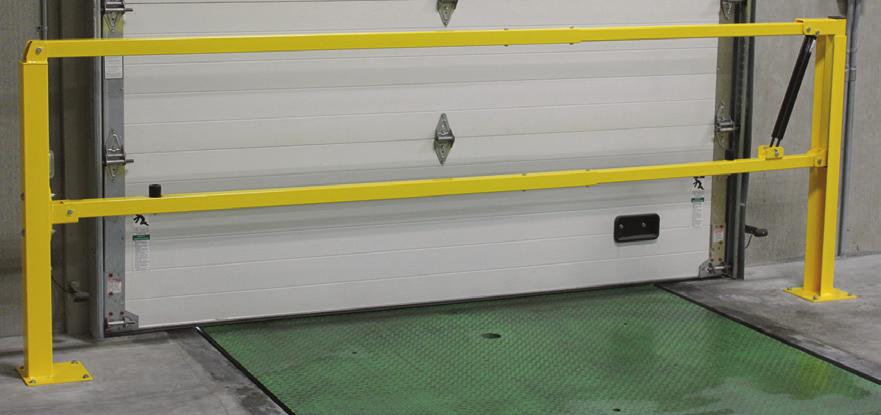 MATERIAL HANDLING SOLUTIONS PALLET RACK SAFETY GATE This safety gate is a self-closing gate system designed to fit existing rack systems.