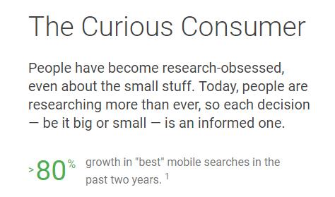 CONSUMERS TRENDS THE AGE OF ASSISTANCE Ensure your content and search copy