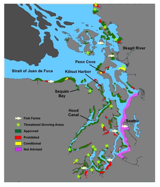 40 35 30 25 20 15 10 5 0 Domoic acid events in Puget Sound 2003 2005 Future?