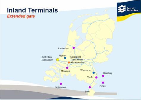 Barge Connections to Hinterland Ports: A Role