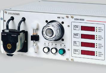 quality measurement system): - CH 4 0 100 vol % IR sensor