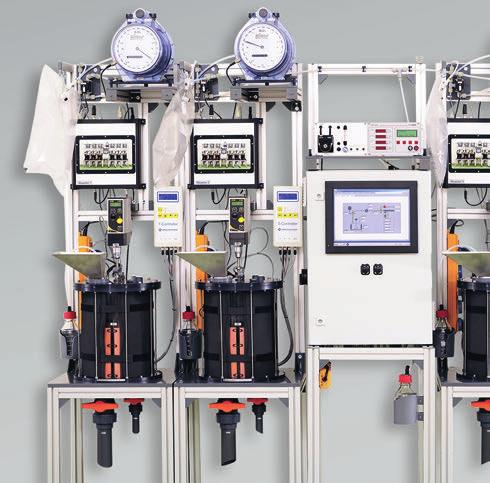 BTP 2 control Up to 10 bioreactors on one gas quality measurement system Glass reactor with differentworking volume Continuous operation with AUTO feeding Electrical heating