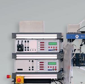 BTP2-control with pump modules for feed, discharge and