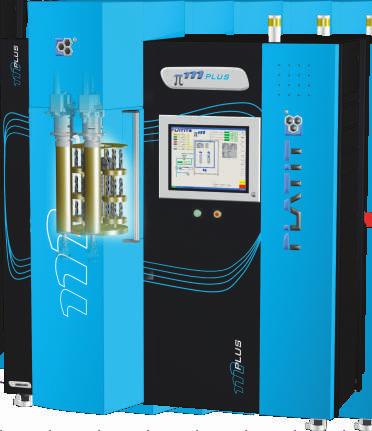 Series PLATIT's entire product line consists of "compact" coating units. These units come in one piece, with the coating chamber in the same cabinet as the electronics.
