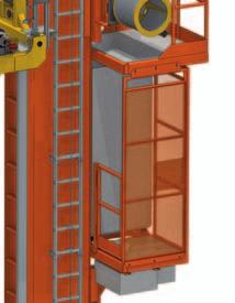 The controls are laid out so that the stacker crane can be operated as an individual unit.