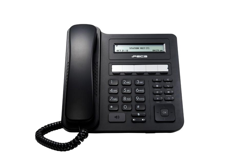 Terminals ipecs UCP supports an extensive range of terminals such as digital and IP phones,