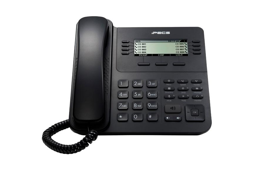 functionality of the ipecs platform HD Voice LIP-9010 Mid-range phone designed for users