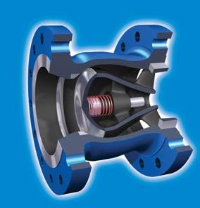 Nozzle Check Valve Specifications N-ZK N-ZSK N-B N-BK N-ZK Size range: 1-10 (DN 25 - DN 250) Non-slam closure Very low pressure loss Short face-to-face length Low weight Metal sealing Maintenance