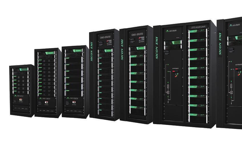 SCU CMS Series Modular UPS Truly Modular UPS Choice of UPS Module (10kVA, 25kVA, 50kVA) result in Rational Redundancy Modular, hot-swappable, field-replaceable STS, Monitor, UPS module Scalable from