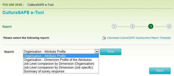 Figure 36: Survey Results ready for Viewing User Login and go to Step 3 to view the Survey results.