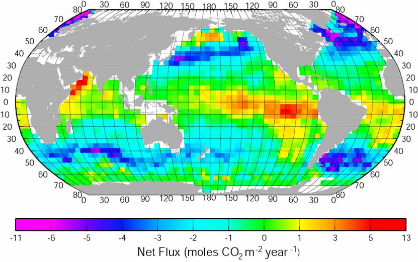 pco 2 and sea-air CO 2 flux Global
