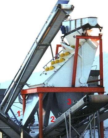 For the purpose of obtaining different grain sizes, vibrating screens are available with one and two nets: 1 Net = 2 grain
