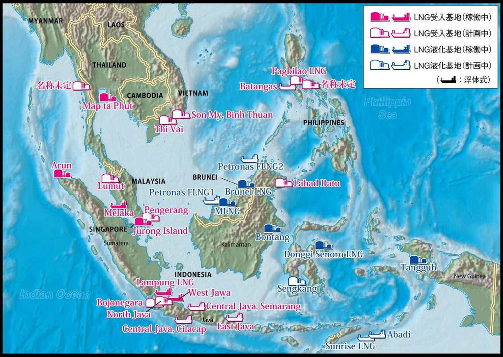 Expanding LNG Facilities in ASEAN Receiving Terminal(Operating) Receiving