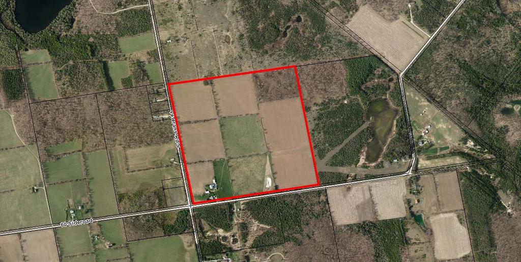1.1 Geographic Setting As generally described above, the proposed Bumstead pit is located at the northeast corner of the intersection of Sideroad 60 and Veterans Road South in a rural area in the