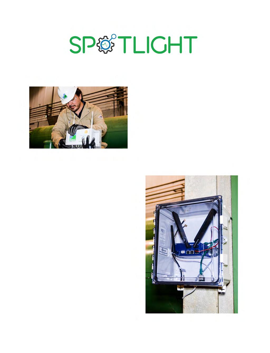 TECHNOLOGY OVERVIEW The Spotlight Monitoring System consists of four magnet-mounted PUCs (Peripheral Universal Connection) that are quickly and easily attached to the machine.