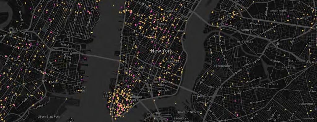BAD LOCATION DATA (FRAUD) Bad data puts people Located all around NYC ALL in the same place UP to 80% of lat. / long.