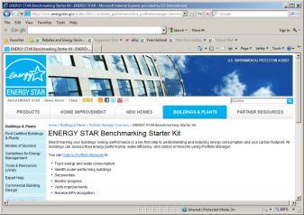 ENERGY STAR S BENCHMARKING STARTER KIT Start here to: Log-in to Portfolio Manager