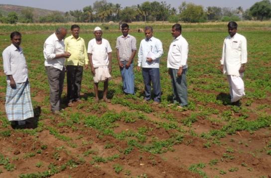 FIELD VISIT OF SCIENTISTS TO FARMERS FIELDS NFSM-Bengalgram NFSM-Redgram FLD-Nutri-Farms FLD-Onion NMOOP-Sunflower FLD-Soil