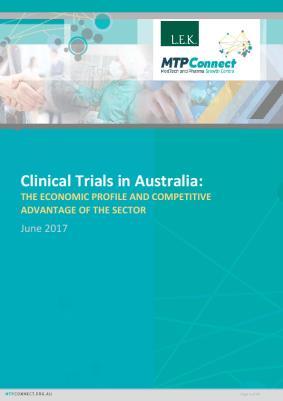 Clinical Trials in Australia: the economic profile and