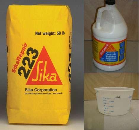 SikaRepair 223 Packaging: SikaRepair 223-50 lb. multi-wall bag.