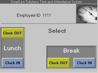 2.0 Lunch/Break Punch This option can be activated and deactivated remotely, upon client request.
