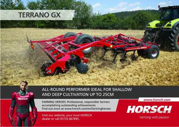 Cultivations Working at around 30mm, the wavy-profiled Crosscutter disc for Väderstad s Carrier is designed to provide intensive mixing and surface compaction removal. hydraulic auto-reset.