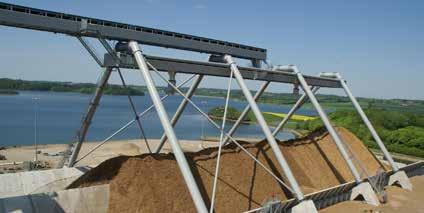 supply the necessary bearing steel structures for belt bridges, supports for equipment, transfer towers, I galleries,