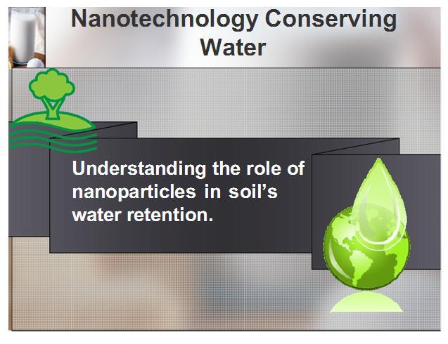 APPLICATION OF NANOTECHNOLOGY IN AGRICULTURE Nanotechnology is the manipulation or self-assembly of individual atoms, molecules, or molecular clusters into