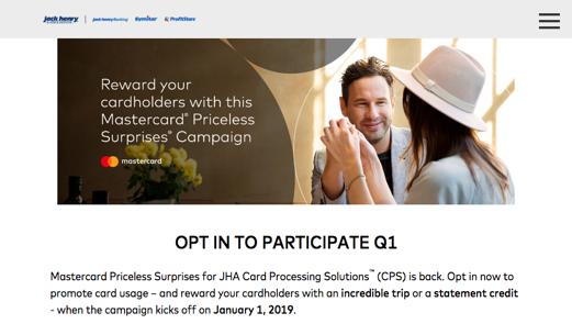 Opt-in experience 1 OPT-IN Principal and Affiliate issuers may opt-in to participate All fields are