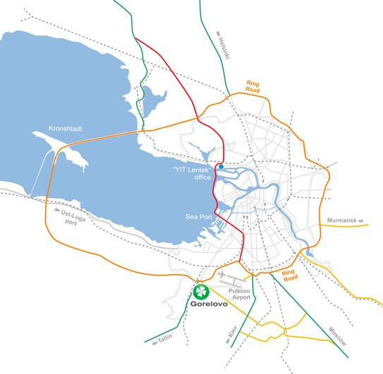 Location of Greenstate Accessibility: HYUNDAI NISSAN Railway 0 km City Ring