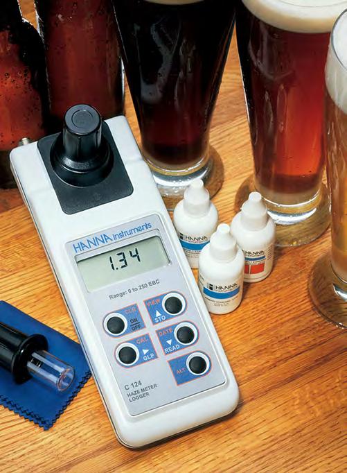 12 HI 93124 Haze Meter for Beer Quality No more judging by eye! Now there is an accurate and affordable way to determine beer haze.