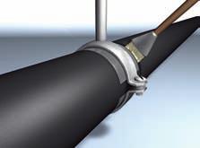 However, when Armafix pipe supports are not selected, the following instructions are imperative: INSULATING OVER (ENCAPSULATING) PIPE SUPPORTS The insulation of standard brackets can be carried out