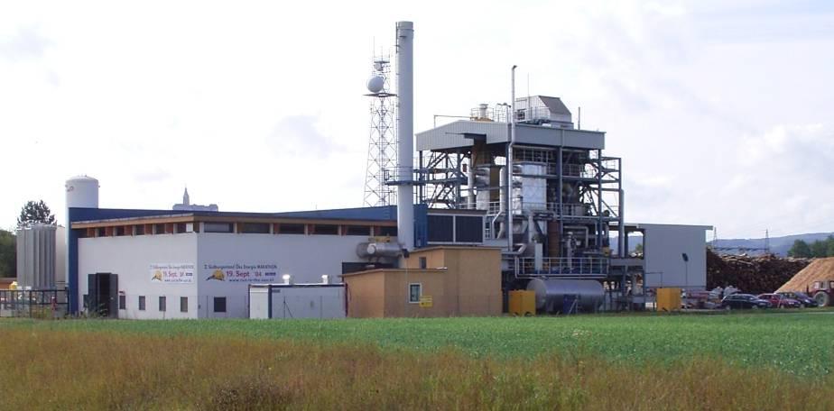Biomass CHP Güssing Test plants Renewable Synthetic Natural Gas (SNG), Renewable
