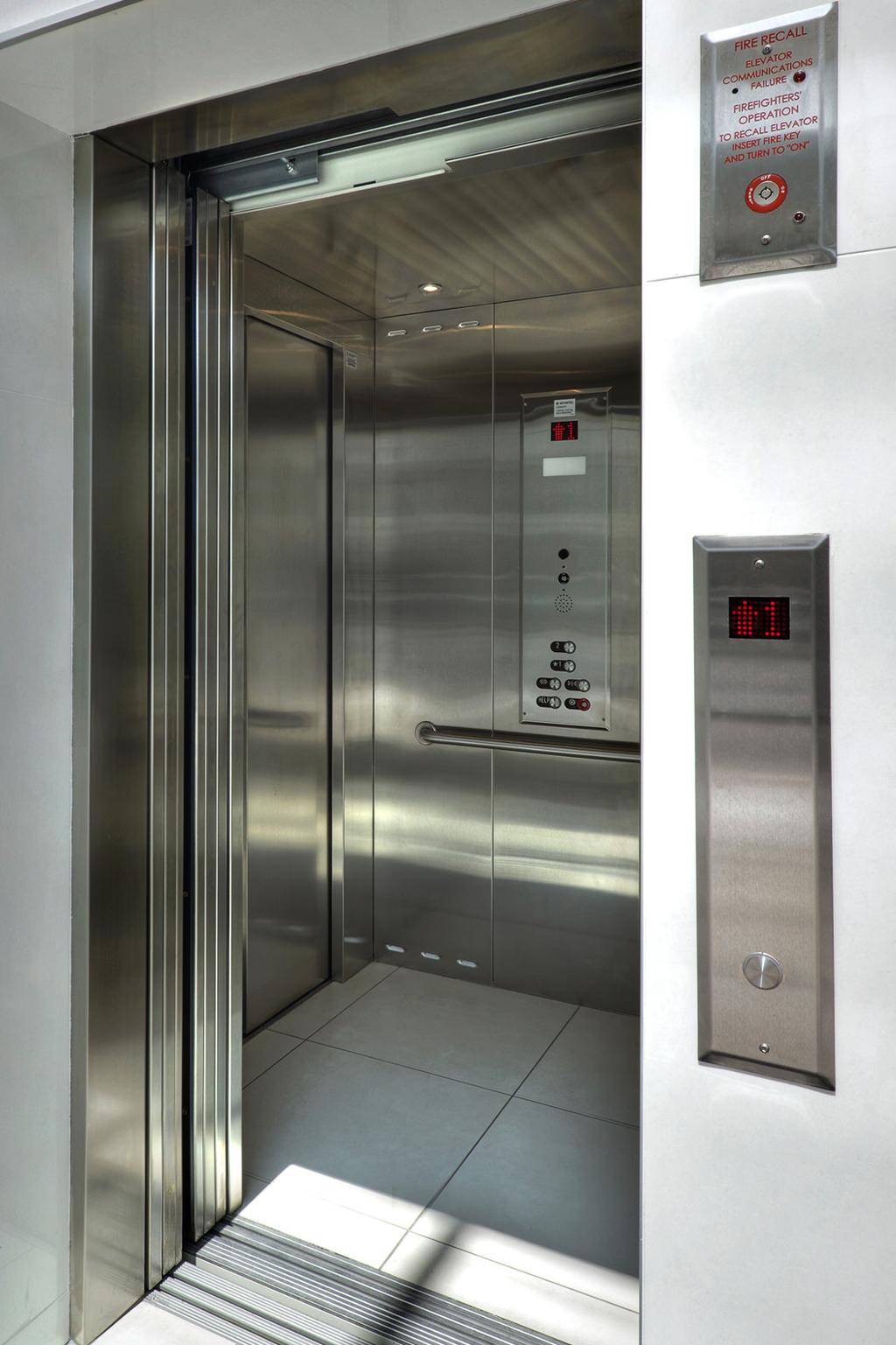 LU/LA ELEVATORS Commercial elevators LU/LA Biggest advantage Looks and feels like a commercial elevator Tip of the trade Stainless steel cab
