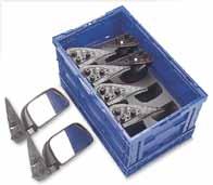 hand held FOLDING containers Automotive Components Bearings Hardware Industrial Equipment Metal Parts Plastics and Rubber Resins and Powders Take the air out of shipping and storage costs with the