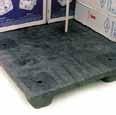 They offer a flat, smooth surface that allows easy set up in a warehouse or re-packing facility.